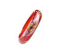 HQHYGM Red Jade Bangle for Women Good Luck Bangle Bracelet Woman Jade Bangle Bracelet Fashion Vintage Jade Stone Bracelet Birthday Christmas(Women Jade Bangle115, 62-63MM)