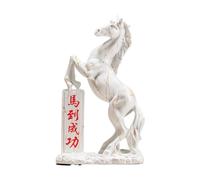 HQHYGM Resin Horse Statue,Horse Figurine,Housewarming Gift,Animal Collectible Statue,Miniature Figurine for Office Cabinet Farmhouse, Black