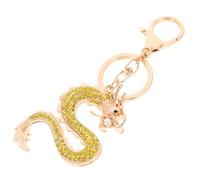 HQHYGM Rhinestone Dragon Keychain Chinese Decorative Pendant for Car Keys Souvenirs