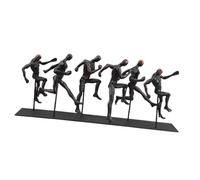 HQHYGM Running Sculpture Track and Field Figures Exquisite Workmanship Art Sports Figurines for Entrance Hotel Indoor, Bronze A