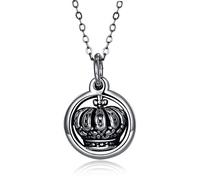 HQHYGM S High-Grade Jewelry Vintage Boutique Crown Necklace