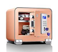 HQHYGM S，Security Safe，Digital Safe，Personal Safe，Lock Safe，Steel Safety for Home，Electronic Keypad Small Safe/Gold