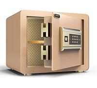 HQHYGM Safes S for Safety Cabinet Small Electronic Password All Steel Anti-Theft Explosion-Proof Alarm Home SDeposit : Office/Home/Finance Safe，Coffee Gold