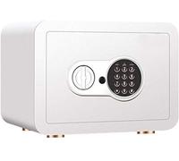 HQHYGM Safes Safes Digital with Keyboard， Manual Cover Key - Protect Money， Jewelry， Passport - Family， Business or Travel， White，Colour:White Safe，Black