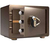 HQHYGM Safes Safes Electronic Password Safety Invisible Deposit Inside Security Steel Anti-Theft f and Waterproof Electronic 35 * 25 * 25Cm Safe,Gold