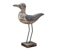 HQHYGM Sea Bird Figurine Tabletop Ornament Coastal Decor Collection Wooden Sculpture Table Centerpiece for Cabinet Housewarming Gift