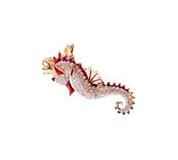 HQHYGM Simulation Sea Horse Keychain Pendant Red Sea Animal Keyring for Bag Pouch Decoration Unique Present for Men Women