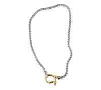 HQHYGM Stainless Steel Clasp Necklace Sturdy Versatile Fashion Accessory for Daily Wear and Travel Stylish Outfits Personalized Carabiner Necklace),additionalWeblabs:(: