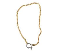 HQHYGM Stainless Steel Clasp Necklace Sturdy Versatile Fashion Accessory for Daily Wear and Travel Stylish Outfits Personalized Carabiner Necklace),additionalWeblabs:(: