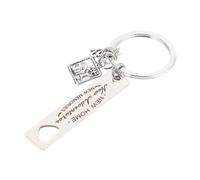 HQHYGM Stainless Steel Key Chain Key Ring for Mobile Phone Bag Backpack Decor Moving Home