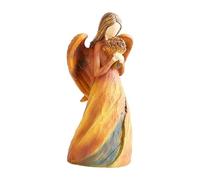 HQHYGM Statue Resin Sculpture Creative Crafts Vintage Desktop Ornament Angel Figurine for Living Room Birthday Gift Desk, Style E