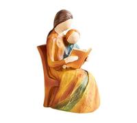 HQHYGM Statue Resin Sculpture Creative Crafts Vintage Desktop Ornament Angel Figurine for Living Room Birthday Gift Desk, Style D