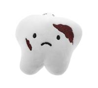 HQHYGM Tooth Doll Car Accessories Key Fob Key Holder School Bag Pendant Soft Tooth Keychain Doll Keychain Back Hanging Charms Charms Party Favors