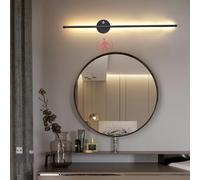 HQHYGM USB Rechargeable Wall Sconces with Motion Sensor Wall Light Battery Operated Wall Lamp 120CM Long Strip 3000K/4000K/6000K Living Room Bedroom Stairs Hallway (120cm Black Warm Light)