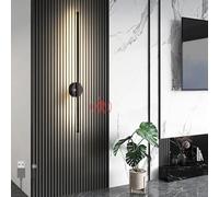 HQHYGM USB Rechargeable Wall Sconces with Motion Sensor Wall Light Battery Operated Wall Lamp 120CM Long Strip 3000K/4000K/6000K Living Room Bedroom Stairs Hallway (120cm Black Neutral Light)