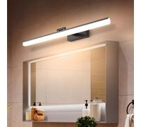 HQHYGM Vanity Wall Lamp Rotatable 180° Bathroom Wall 3000K/4000K/6000K Wall Lights Mirror Lights Aluminium Display Lights Bedside Office Reading Lamps