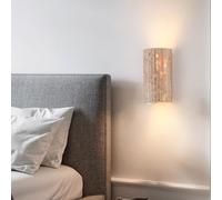 HQHYGM Wall, Indoor Up Down Wall Lamp 6W Yellow Travertine Wall Lights Hallway Wall for Living Room Bedroom Stair, Dinning Room Aisle Wall Mounted Lights