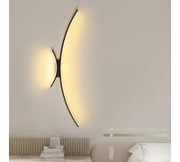 HQHYGM Wall Lamp Dimmable with Remote Control Indoor 3 Colors 3000K-6000K Wall Sconces Brightness 10%-100% Aluminum Bedside Decor Inside Adjustable Wall Light for Bedroom Staise