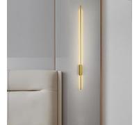 HQHYGM Wall Lamp Line Indoor Dimmable Wall Sconces Aluminium Bedroom with Remote Control Wall Light Creatively Corridor Decorative Wall for Living Room Stairs Hallway