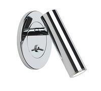 HQHYGM Wall Lamp with Bedside Reading Wall Flush Mount Wall Spot Light Adjustable Sconces Wall Fixture for Bedroom Living Room Hotel Read Lights/Chrome