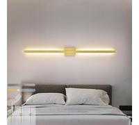 HQHYGM Wall Lamp with Remote Control 44W 120CM Wall Light 3 Colors Changeable 3000K/4500K/6000K Creative Long Indoor Metal Wall for Bedroom Living Room Stairs