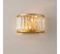 HQHYGM Wall Light Indoor Crystal Wallp up Down Crystalp 3 Light Colours Wall Lightibedsidep 2- for Hotel Liviroom Bedroom Stairs Hallway/D