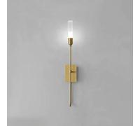 HQHYGM Wall Light Indoor Wall Lamp Creatively Wall Nordic Background Decoration Wall Acrylic for Living Room Bedroom Hallway (Copper-White Light Single)
