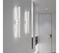 HQHYGM Wall Light Indoor Wall Lamp ° Rotate Wall 2700K/4500K/6500K Wall Up Down 180° Adjustable Long Strip Aluminium for Bedroom Corridor Stairs