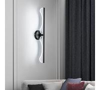 HQHYGM Wall Light Indoor Wall Lamp ° Rotate Wall 2700K/4500K/6500K Wall Up Down 180° Adjustable Long Strip Aluminium for Bedroom Corridor Stairs