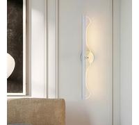 HQHYGM Wall Light Indoor Wall Lamp ° Rotate Wall 2700K/4500K/6500K Wall Up Down 180° Adjustable Long Strip Aluminium for Bedroom Corridor Stairs
