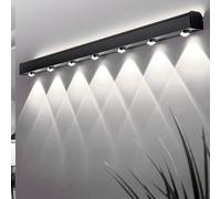 HQHYGM Wall Light Outdoor Up and Down Wall Lamp Creatively Decorative Wall IP65 Waterproof Wall Long Strip Aluminium for Balcony Garden Hallway (White Light 100cm)