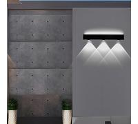 HQHYGM Wall Light Outdoor Up and Down Wall Lamp Creatively Decorative Wall IP65 Waterproof Wall Long Strip Aluminium for Balcony Garden Hallway (White Light 40cm)