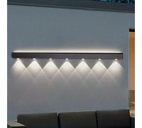 HQHYGM Wall Light Outdoor Up and Down Wall Lamp Creatively Decorative Wall IP65 Waterproof Wall Long Strip Aluminium for Balcony Garden Hallway (Neutral Light 100cm)