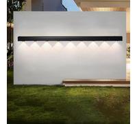 HQHYGM Wall Light Outdoor Up and Down Wall Lamp Creatively Decorative Wall IP65 Waterproof Wall Long Strip Aluminium for Balcony Garden Hallway (Neutral Light 120cm)