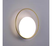 HQHYGM Wall Light Wall Round Wall Lamp Wall Mount Fixture Nordic Wall Sconces 7W 3 Color Mode Wall Lights for Living Room Hallway Bedroom Lamps/D