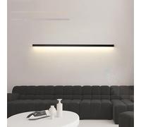 HQHYGM Wall with Remote Control Wall Lamp Dimmable Wall Aluminum Minimalist Decoratio Long Strip Fixture for Living Room Bedroom Office Restaurant