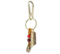 HQHYGM Wu God of Wealth Chain Metal Key Ring Vintage Keychain Women Cute Bag Hanging Ornament Horse Style