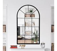 HQiJun Espejo de Pared para Ventana, Espejos Decorativos arqueados para Sala de Estar, Dormitorio, Entrada, baño, tocador (41.3 x 0.9 x 24 Pulgadas)