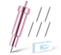 HQMaster Hoja y soporte de tela unida para Cricut Maker 3, Maker, Explore 3, Explore Air 2, Air, una cuchilla de corte para poliéster, seda, algodón, mezclilla, fieltro, lino