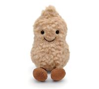 HQRKOTM 1 PCS Cacahuète Positive, 15cm Fil Laine Drôle Crochet Positif Jouets Tricotés Peluche Émotionnelle Cadeaux Soutien Positif et Décoration d'Encouragement pour Anniversaire Mariage Noël