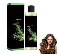 HQRKOTM 1 PCS Champú para el crecimiento del cabello, champu romero anti-caída cuidado de la caída, fórmula compactadora y fortalecedora, regeneradora del cuero cabelludo, calmante e hidratante con