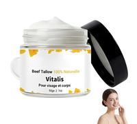 HQRKOTM crema facial de sebo de vaca nueva 2026 cien por cien natural con mantequilla bio y miel crema hidratante para toda piel