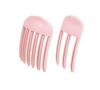 HQRKOTM Volumen clips haare, Volumenclip für den Haaransatz,2X Haar-volumen haarklammer - Feste Stirnhaarnadel für langes und kurzes Haar, spurlose Haarspange, Haarstyling-Werkzeuge(rosa claro)