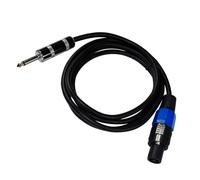 HQRP 182,88 cm Speakon a 1/4-inch (6,35 mm) TS Cable para Hartke ak115/ak410 Bass guitarra amplificador; Hartke hydrive hx112/hx115/hx410/hx810 Bass Amplificador armario Plus HQRP posavasos