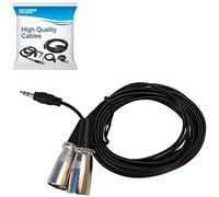 HQRP 3,5 mm a doble macho XLR Clavijas Cable Cable para Krk Rokit 5 G2s/HS50 m de/JBL EON 5151 X T/RCF ART sistema de sonido Plus HQRP posavasos