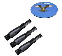 HQRP 3 pcs Cepillo de limpieza para Braun 340s-4, 370, 350cc, 370cc, 370cc-4, 350cc-4, Contour Classic Model 380, 5877, 5887, 5888 Afeitadora eléctrica