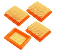 HQRP 4 Elemento filtro de aire compatible con Husqvarna 521642101/521 64 21-01 para Husqvarna 243R 243RJ 253R 253RB 253RJ 543RS 553RBX 553RS Recortadora de hilo, Medidor del Sol