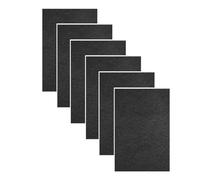 HQRP 6-Pack Activated Carbon Cat Litter Box Filters Compatible con Van Ness Cat Litter Box, Odor Reducing Charcoal Filters