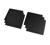 HQRP 6-Piece Filtros de carbón Activado para literas Hooded Cat Litter Box, 6 x 6.5 Inch Trimmable Pads, 10mm Thick
