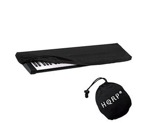 HQRP - elástica funda polvo de teclado para Casio CDP-100 CDP-120 cdp-130bk/SR cdp-130bk cdp-130 cdp-220 Digital Piano sintetizador + HQRP posavasos